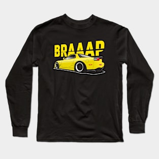 BRAAAP rx7 (yellow) Long Sleeve T-Shirt